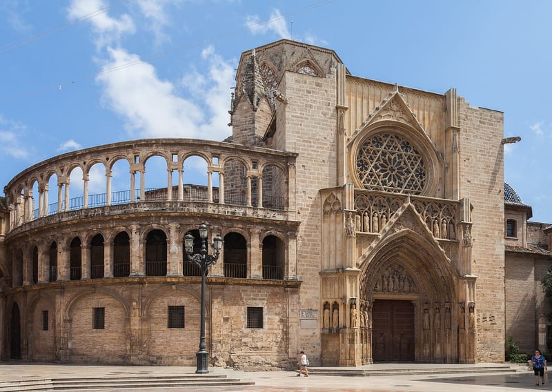 Valencia Cathedral and Plaza de la Virgen